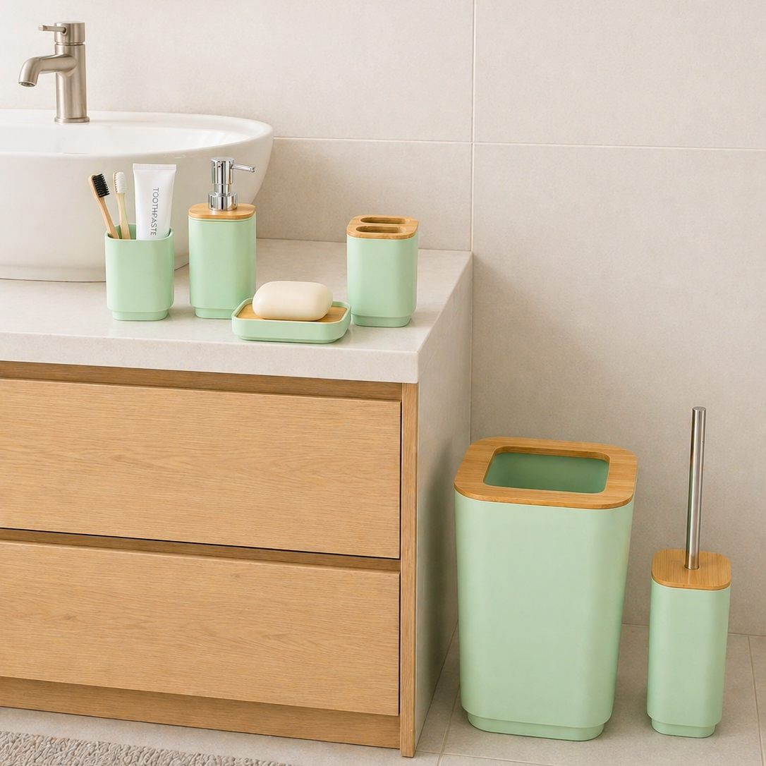 6-Piece Bathroom Accessories Set 2528
