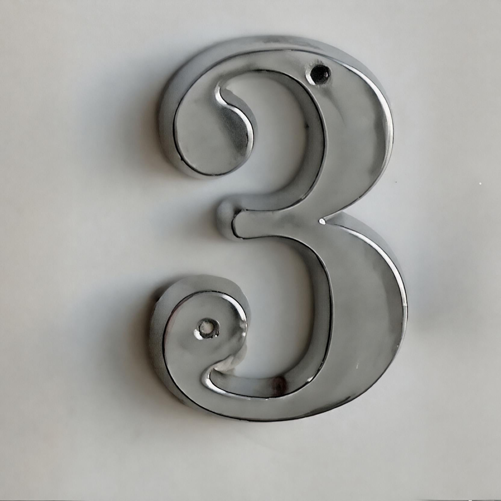 Silver House Number