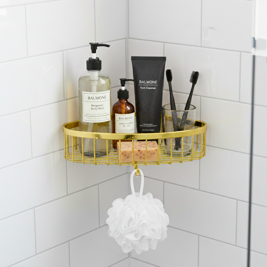 1-Tier Corner Shower Basket SB23-1