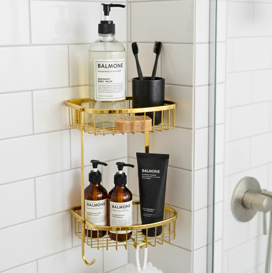2-Tier Corner Shower Basket SB23-2