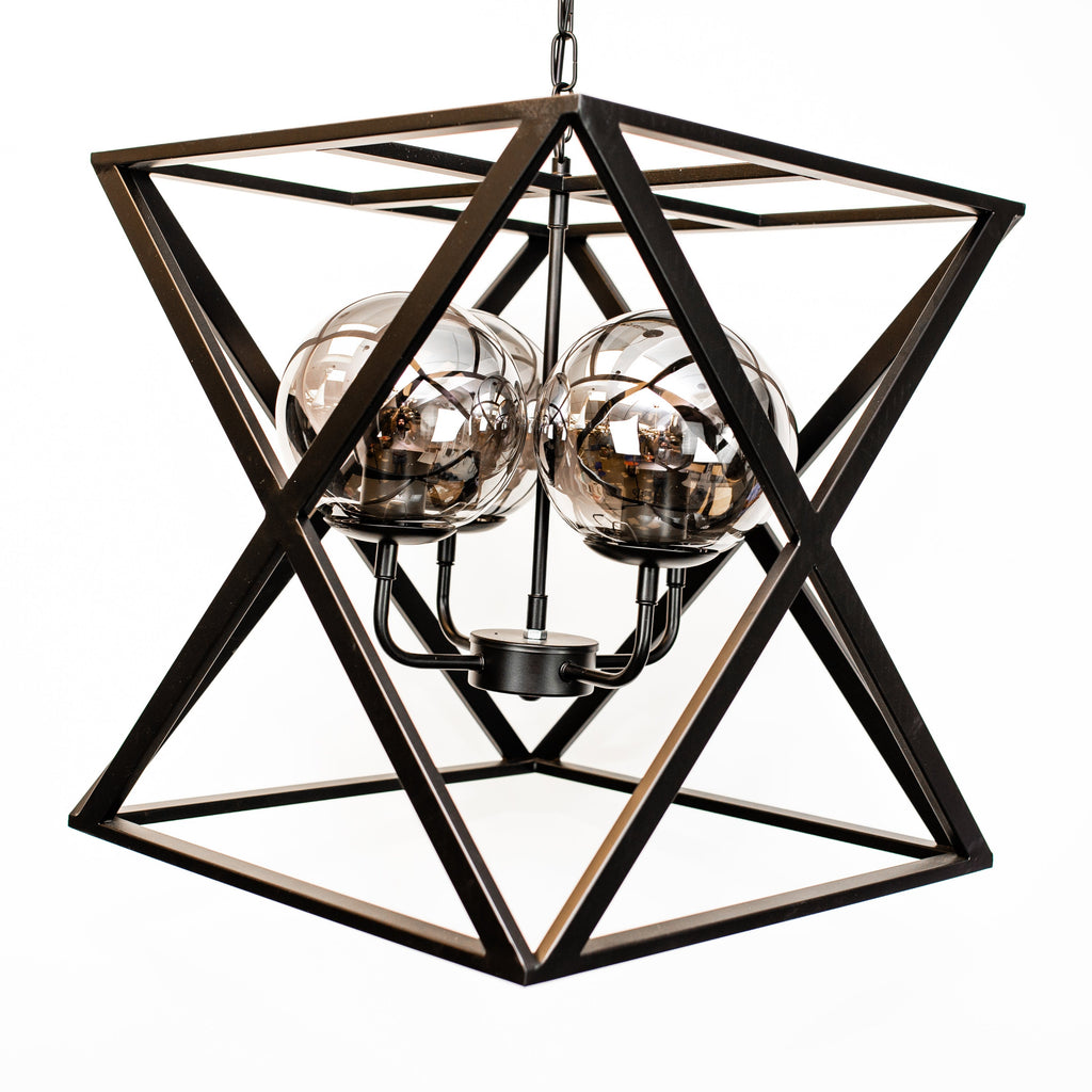 Geometric Cage Ceiling Light