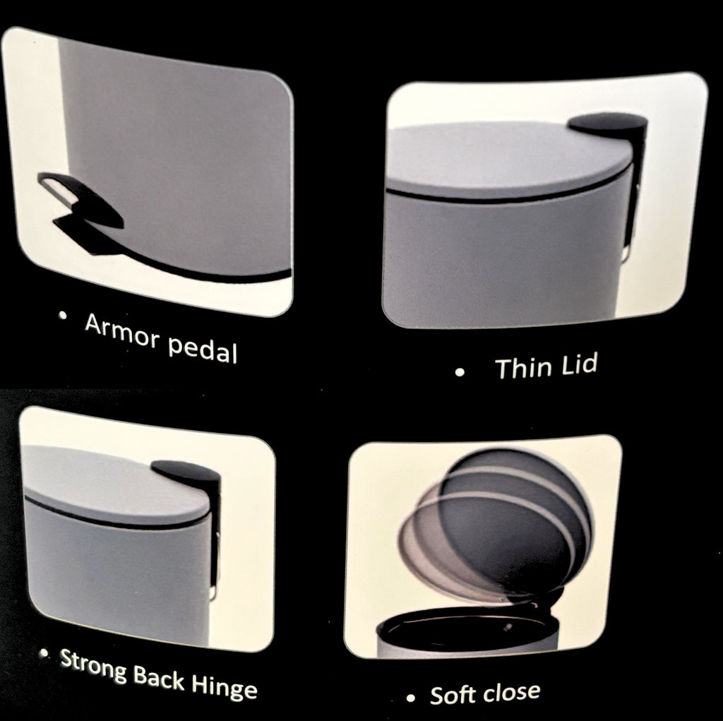 Soft-Close Pedal Bin 5L – Classic