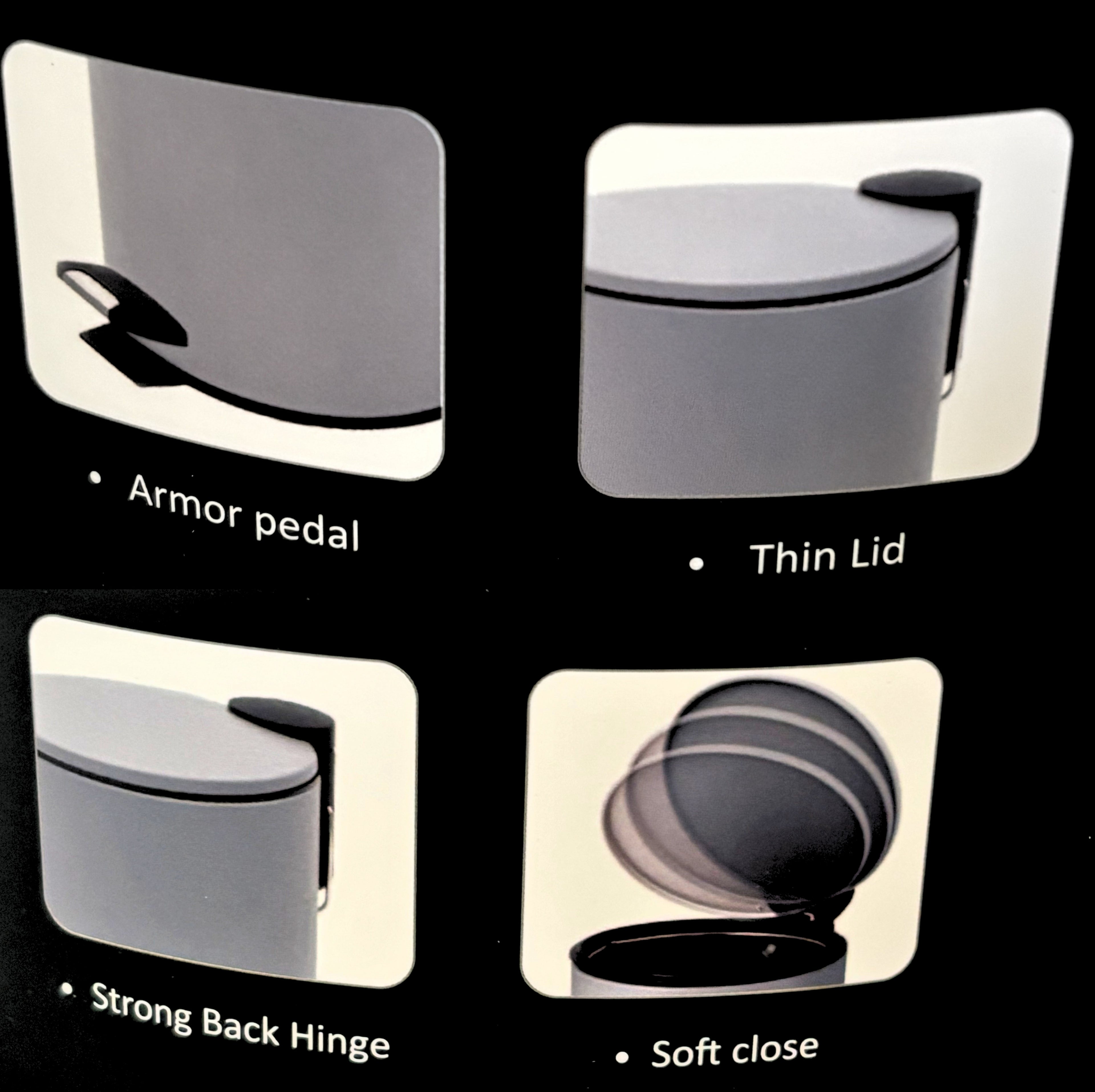Soft-Close Pedal Bin 5L – Classic