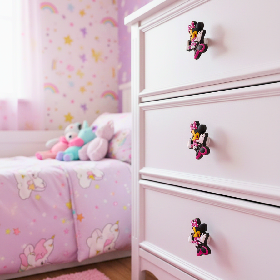 Minnie Mouse Cabinet Knob H04292