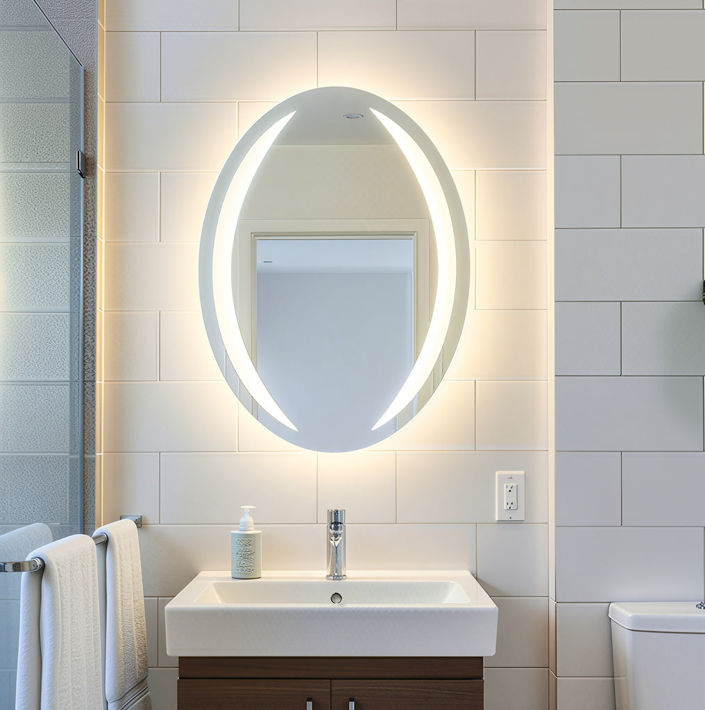 Oval LED Mirror