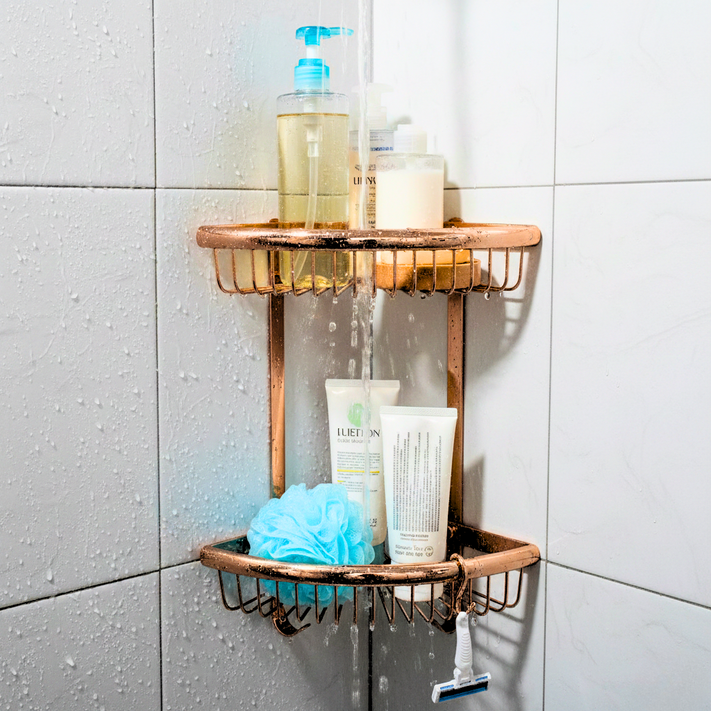 2-Tier Corner Shower Basket WT-514