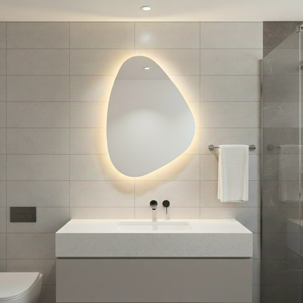 Pebble LED Mirror