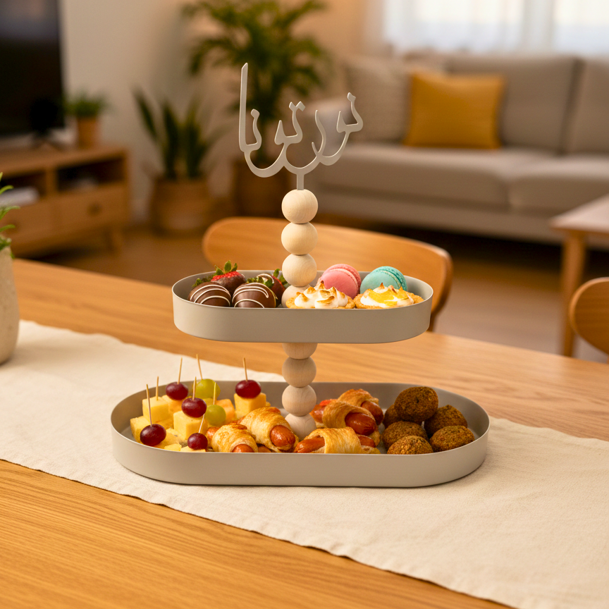 2-Tier Serving Stand BH-618