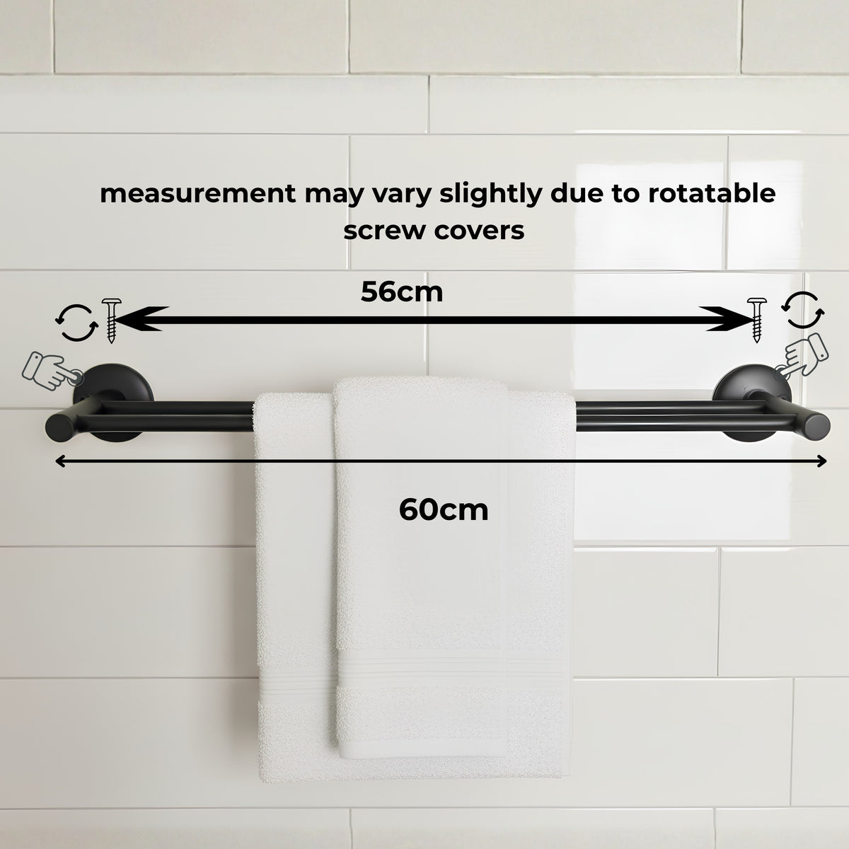 Double Towel Bar