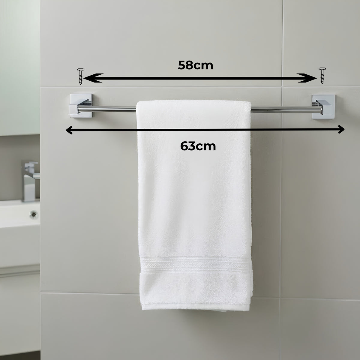 Single Towel Bar 20624
