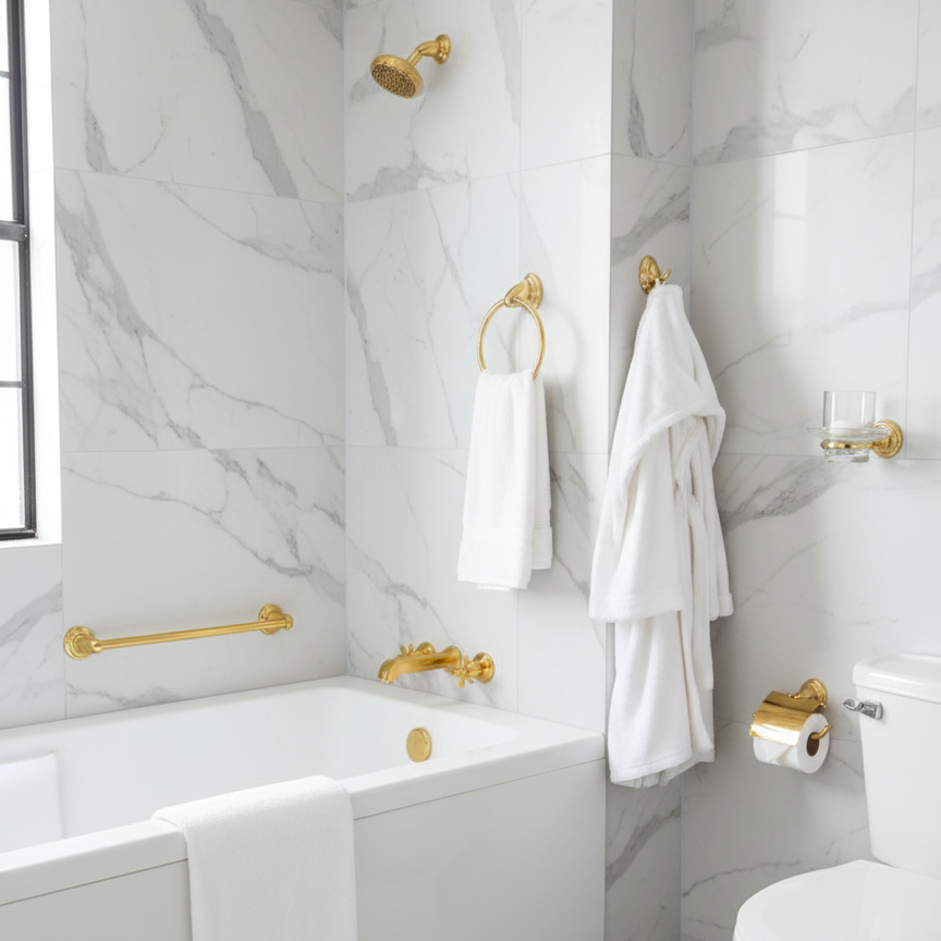 Bathroom Accessories Set 5500 (6 Pieces)