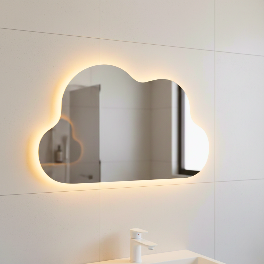 Cloud LED Mirror