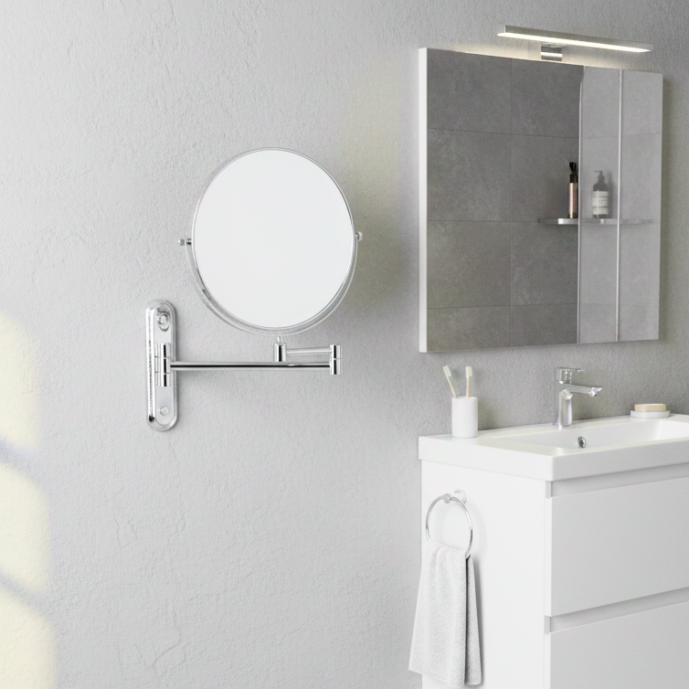 Extendable Wall-Mounted Magnifying Mirror MM10