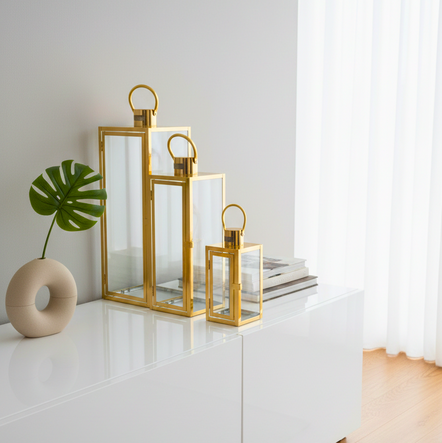 3-Piece Decorative Lantern Set