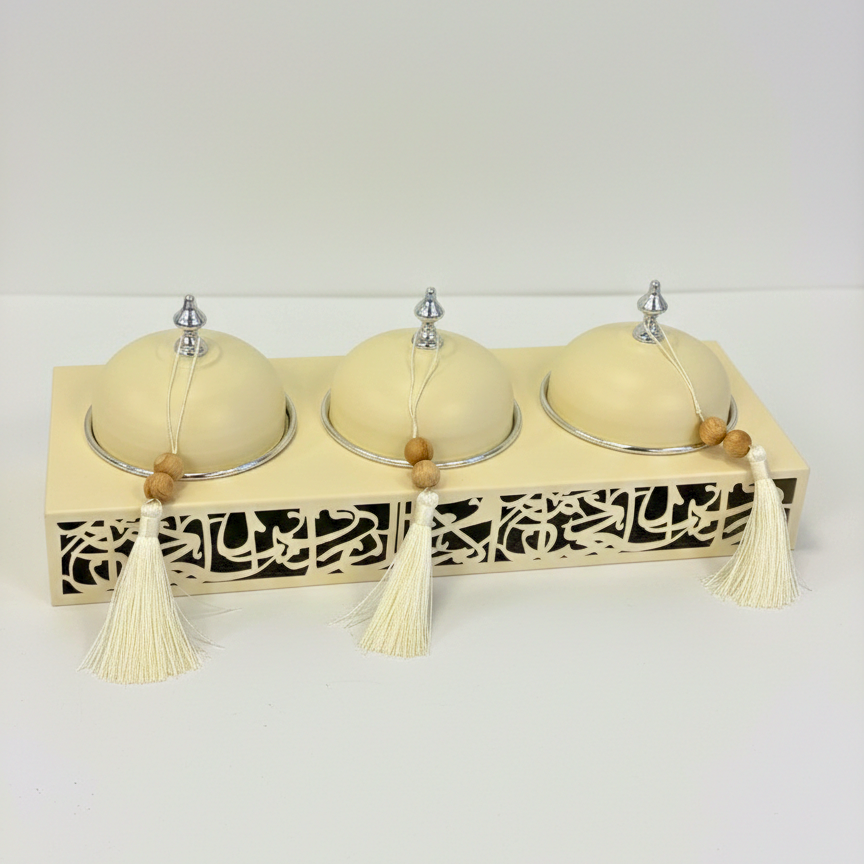 3-Compartment Covered Serving Tray R2-11
