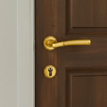 Load image into Gallery viewer, Rosetta Copper Door Handle 1511
