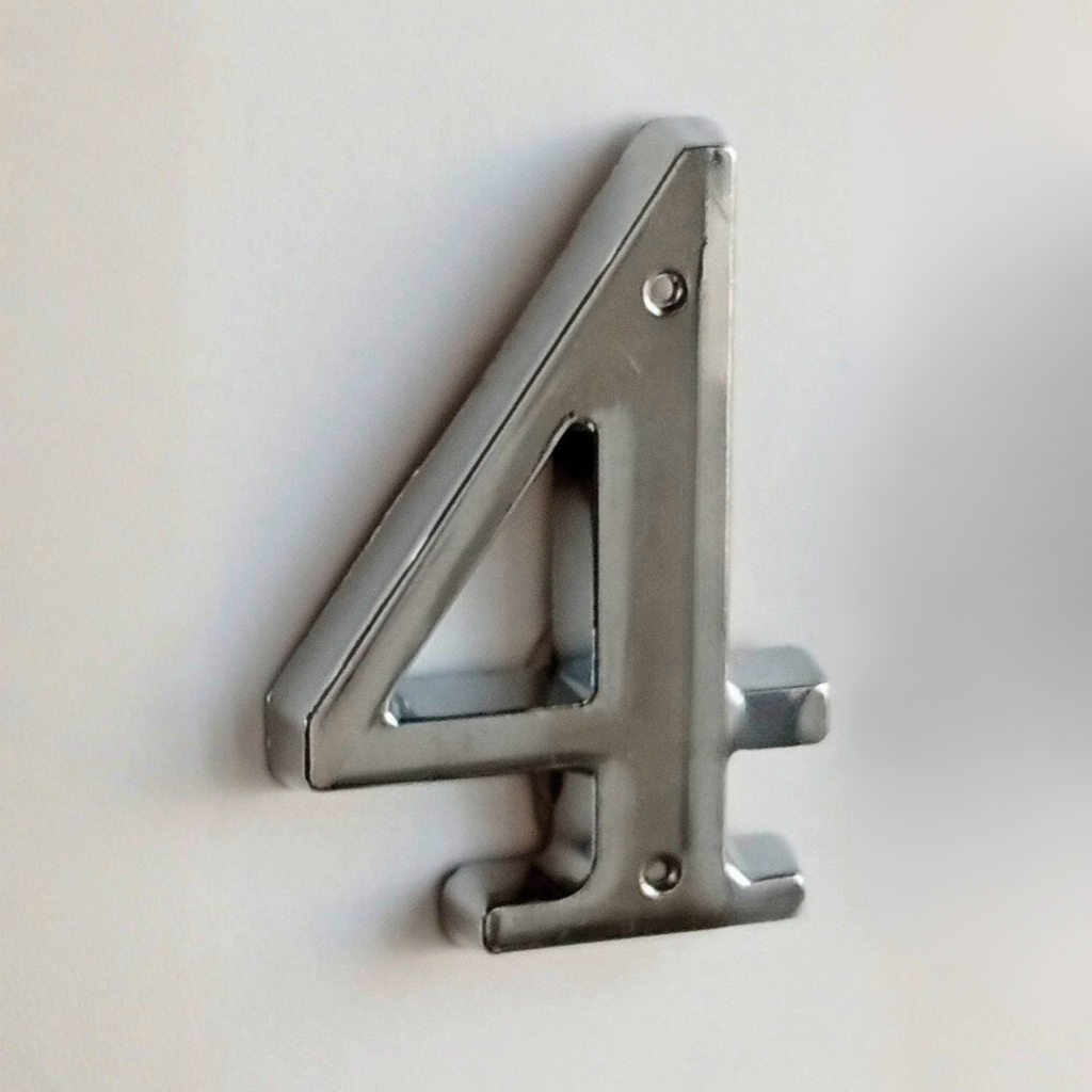 Silver House Number