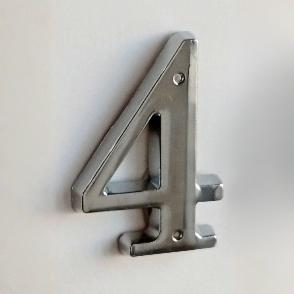 Silver House Number