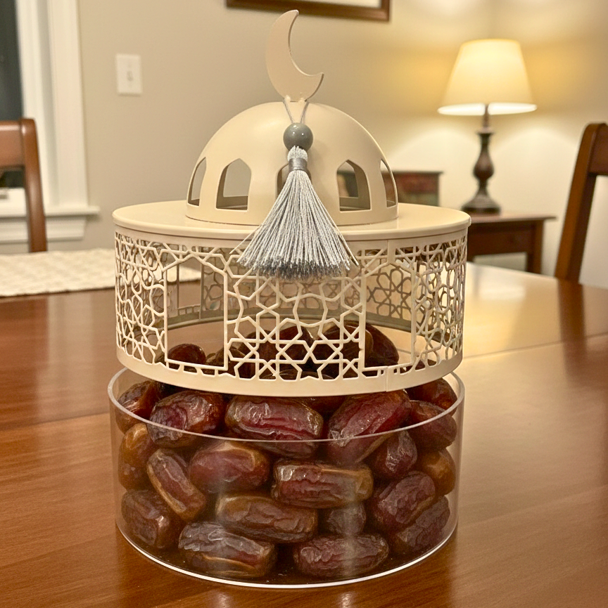 Acrylic Covered Snack Bowl RA3-6