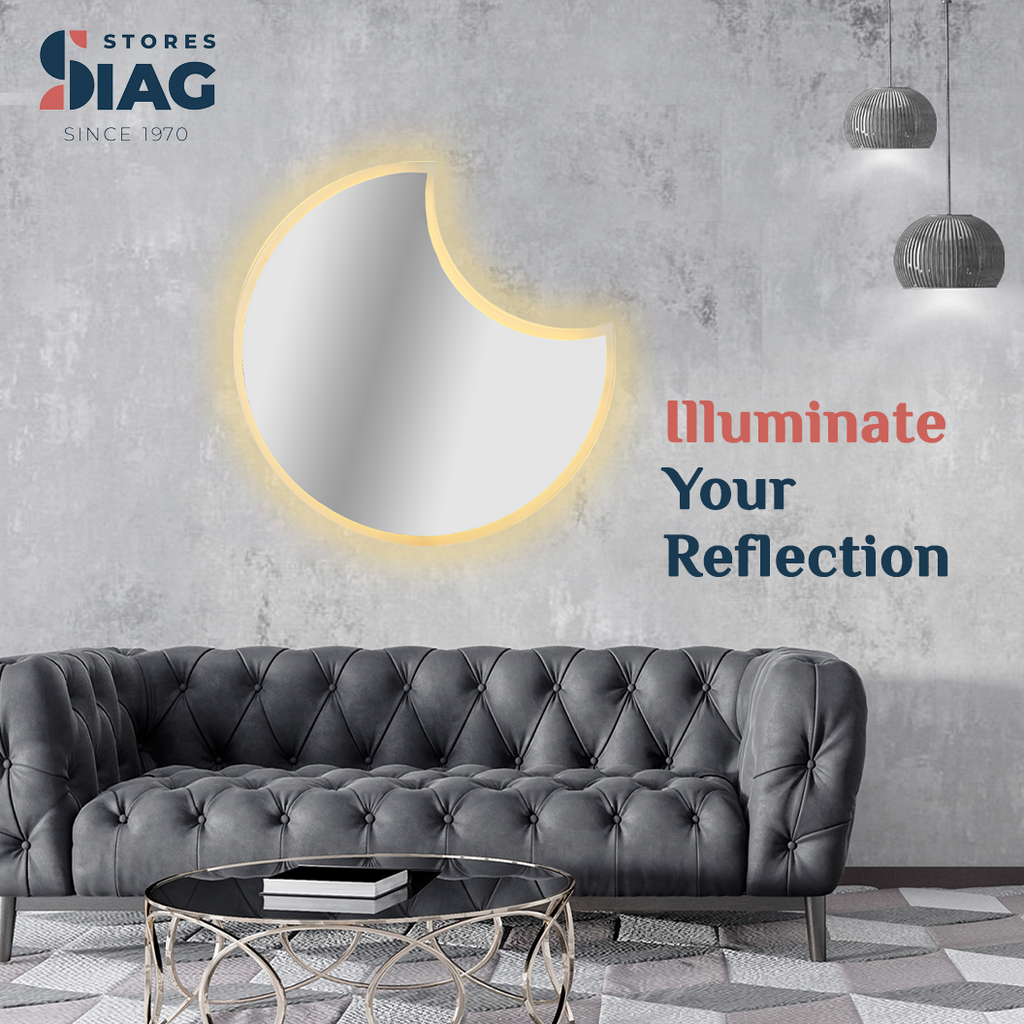 مرآة القمر LED