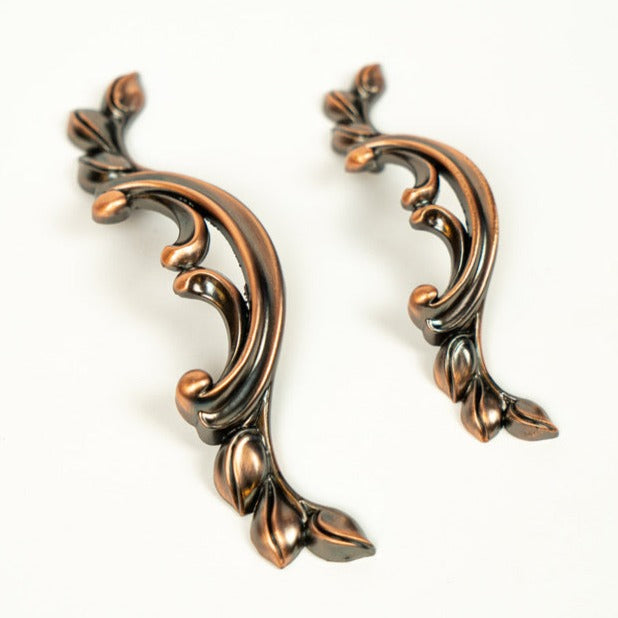 Floral Scroll Cabinet Handle – N06499