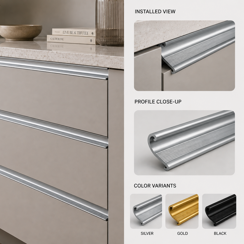 Edge Profile Cabinet Handle – 3536