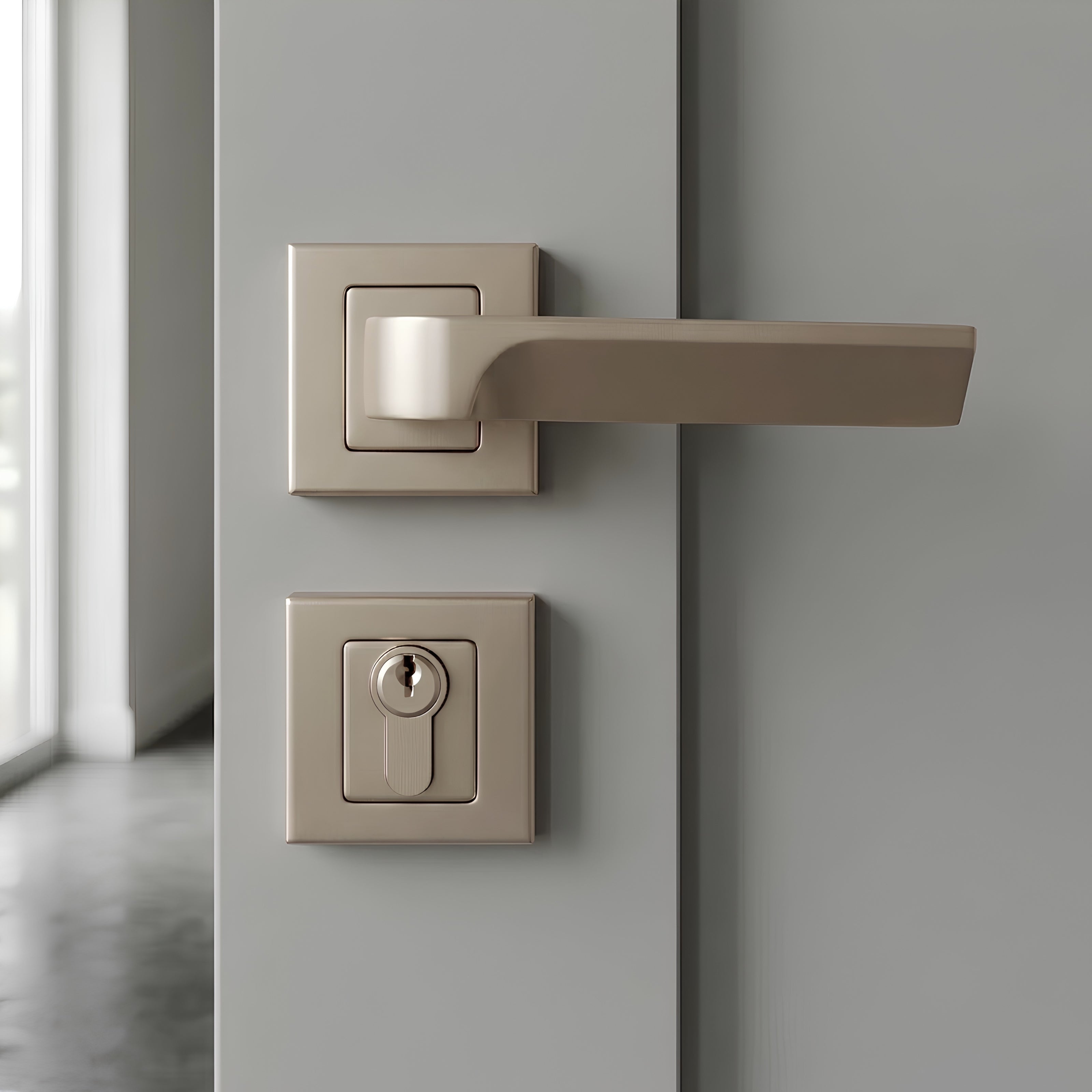 Dikmen Rosetta Cylinder Door Handle