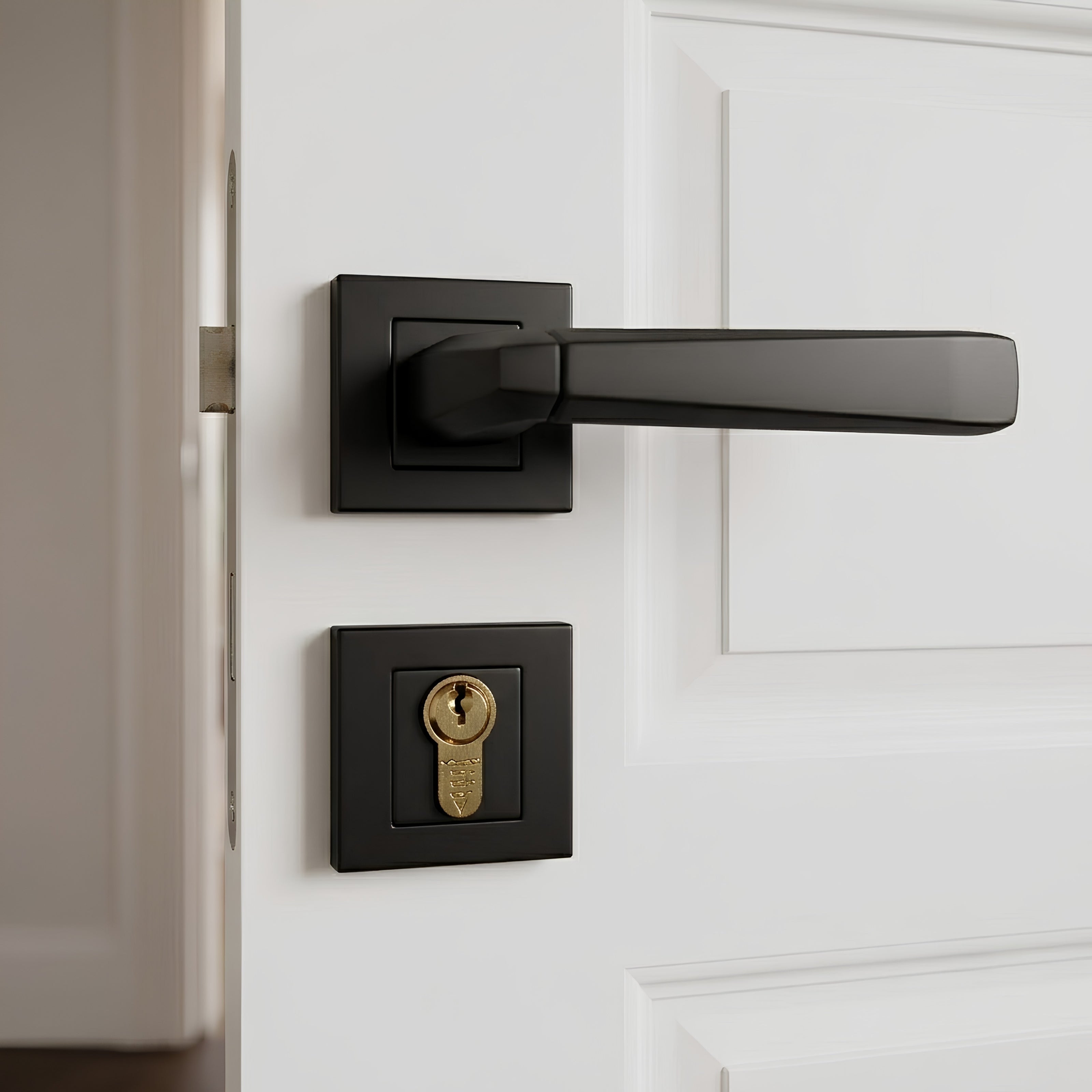 Karvan Rosetta Cylinder Door Handle