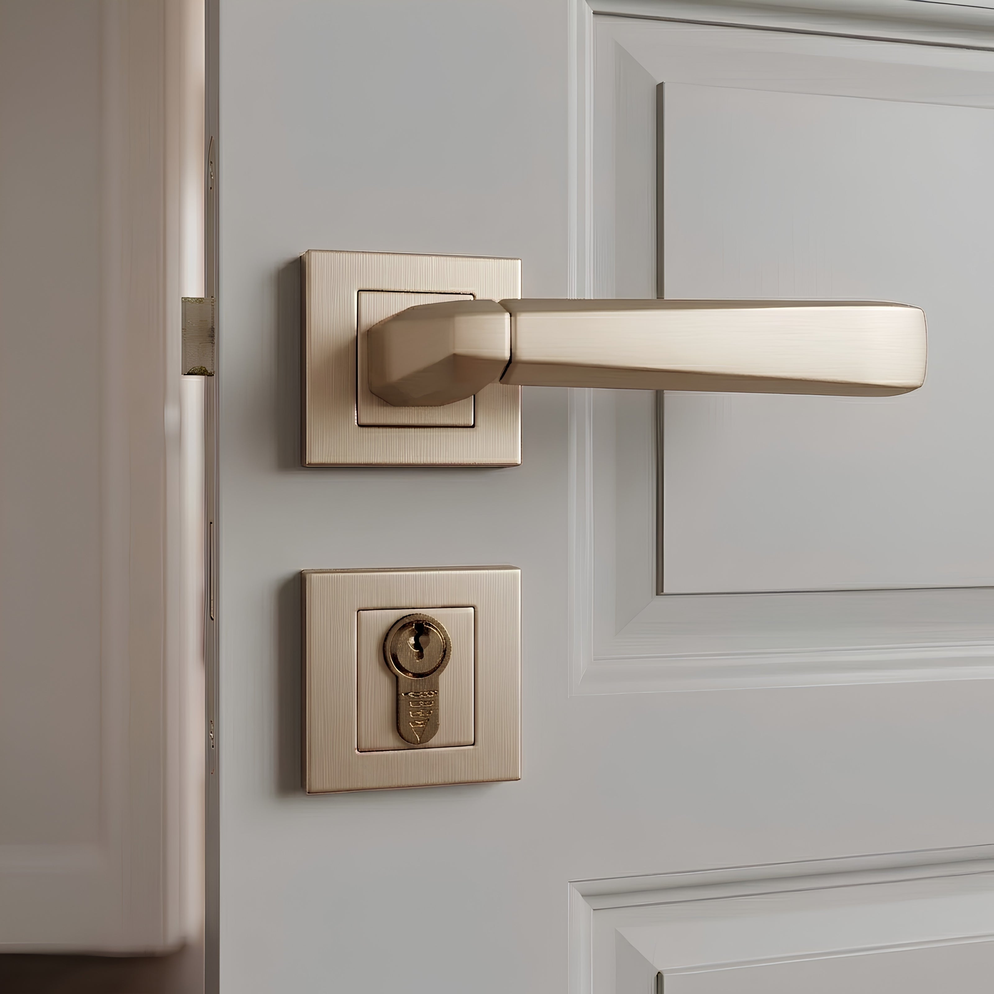 Karvan Rosetta Cylinder Door Handle