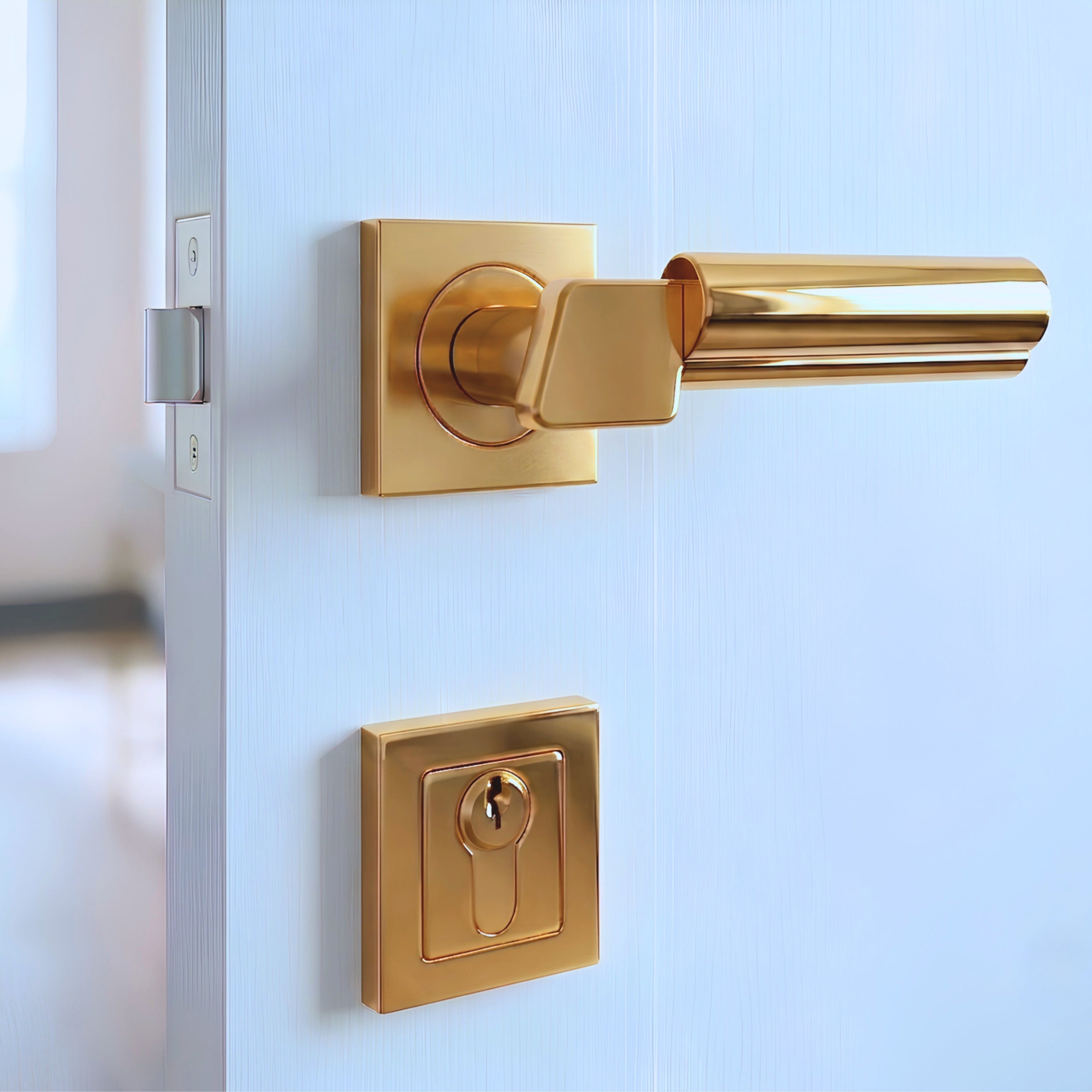 Linda Rosetta Door Handle