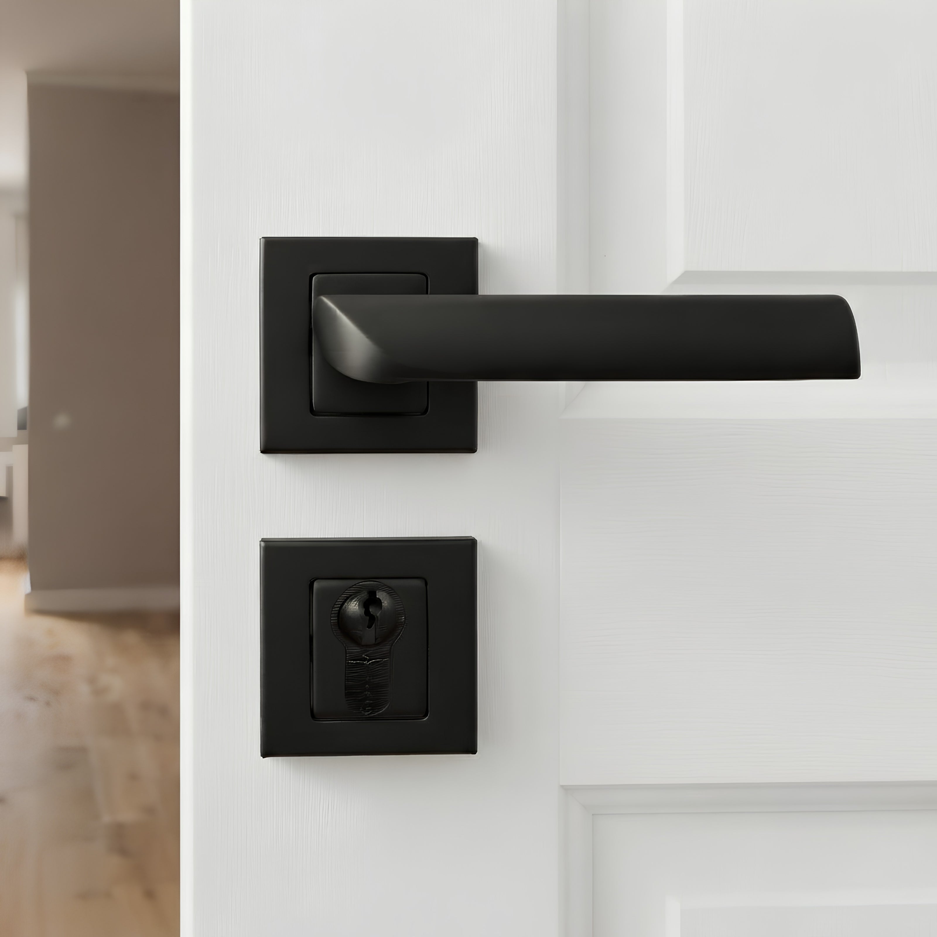Nil Rosetta Cylinder Door Handle