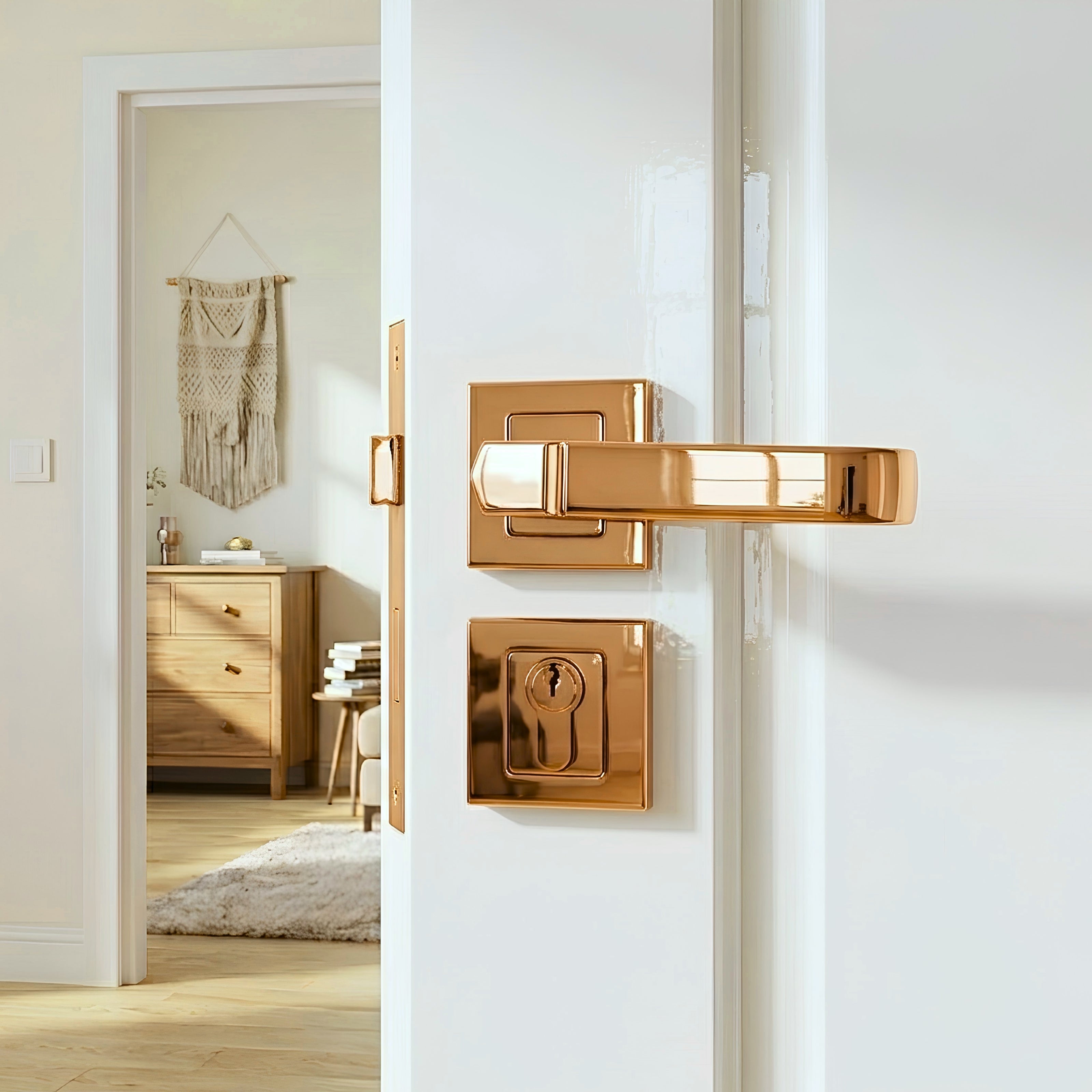 Plato Rosetta Cylinder Door Handle