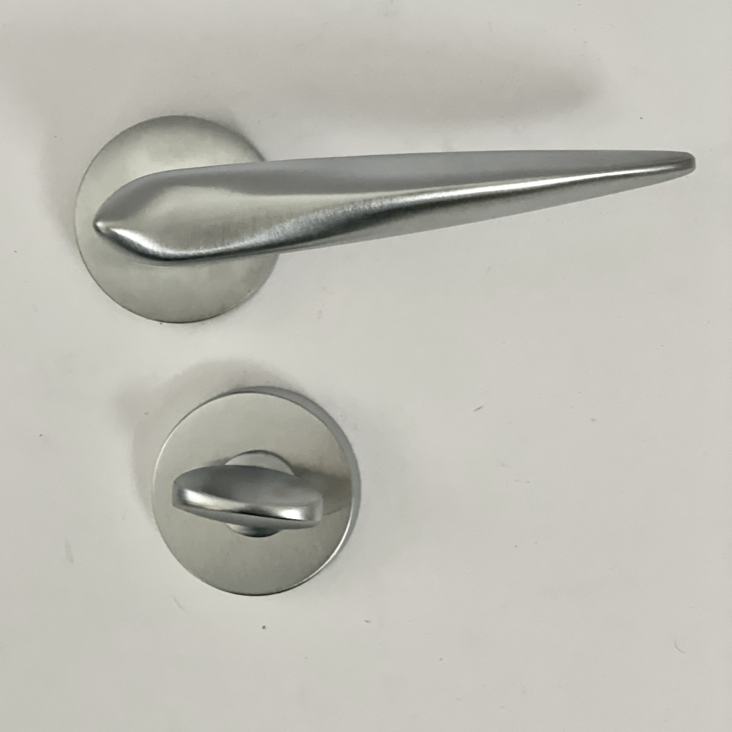 Rosetta Copper Door Handle 381
