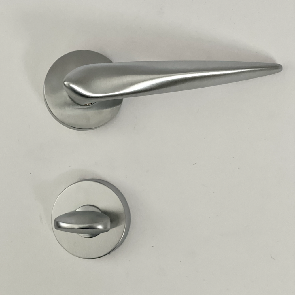 Rosetta Copper Door Handle 381