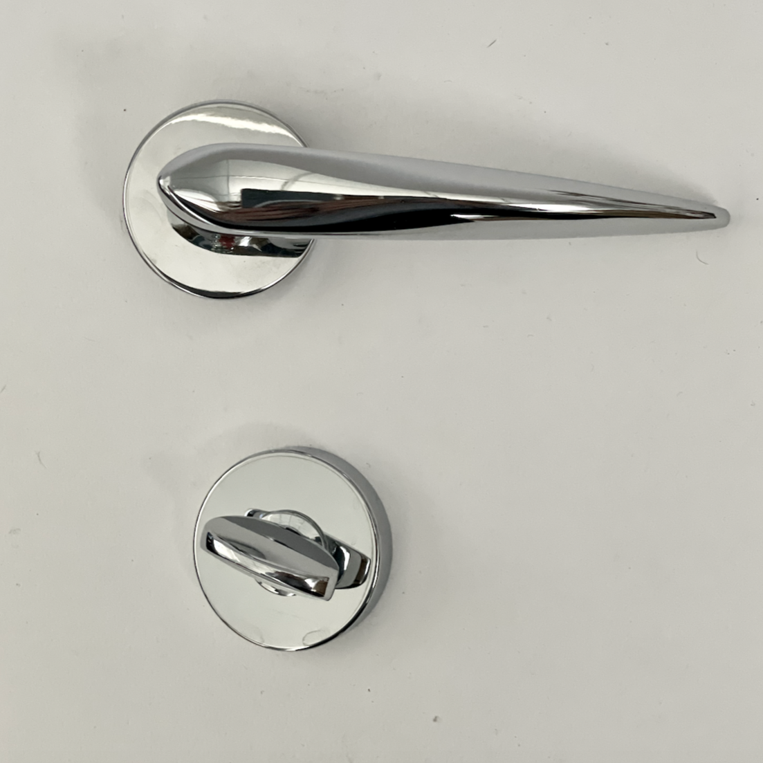 Rosetta Copper Door Handle 381