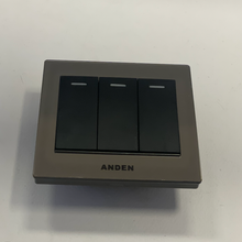 Load image into Gallery viewer, Anden 3 Gang Switch E9C-06
