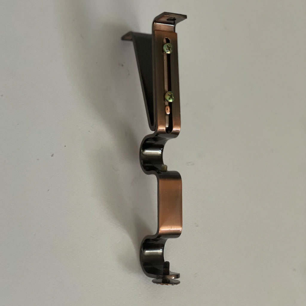 Double Curtain Rod Bracket – 22 mm