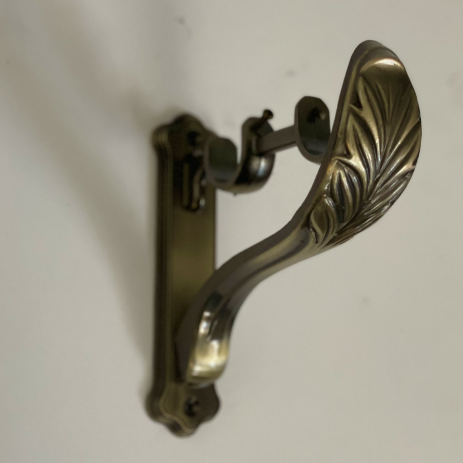 Double Leaf Curtain Rod Bracket