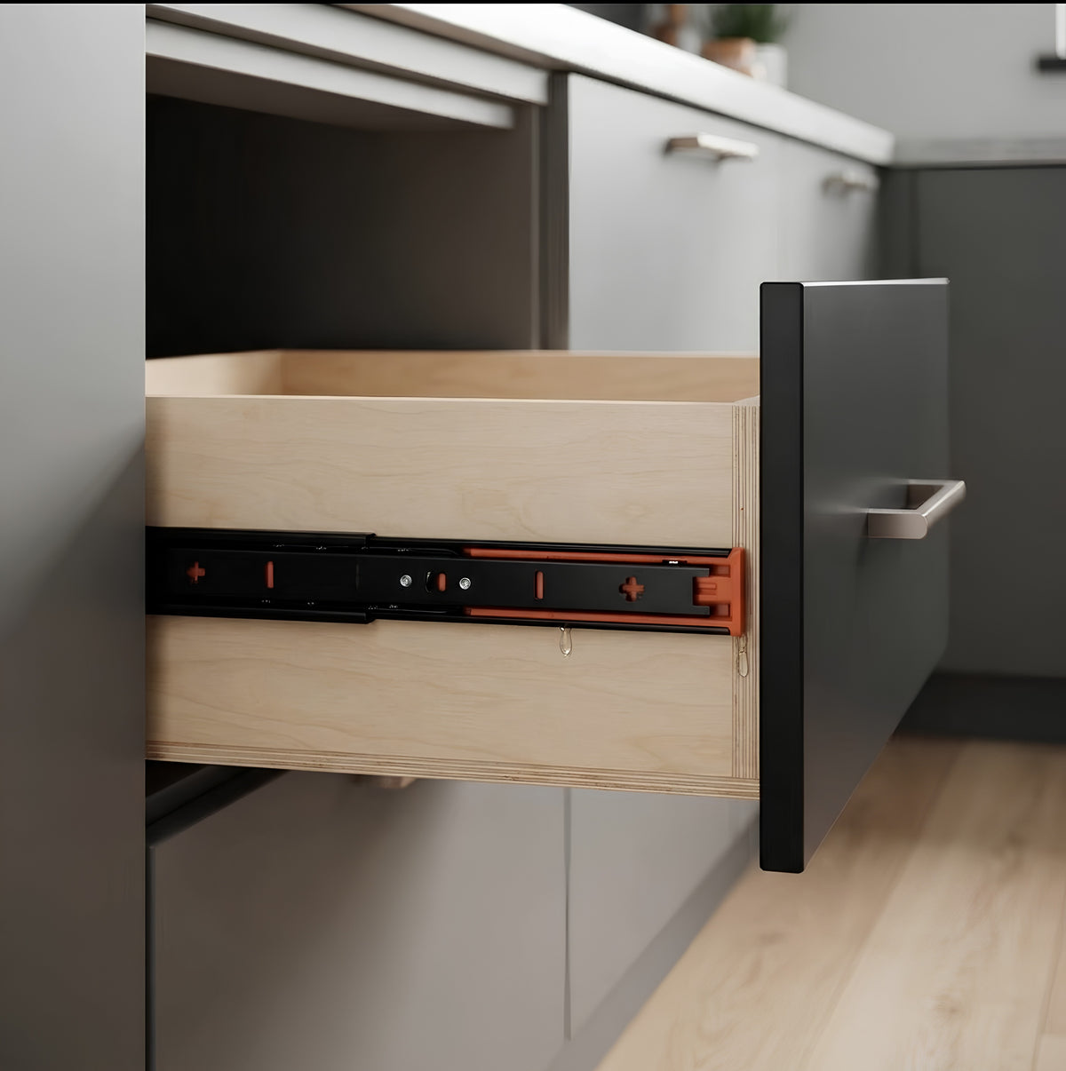 Soft-Close Drawer Slides