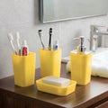 4-Piece Square Acrylic Bathroom Countertop Set