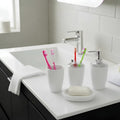 4-Piece Acrylic Bathroom Countertop Set