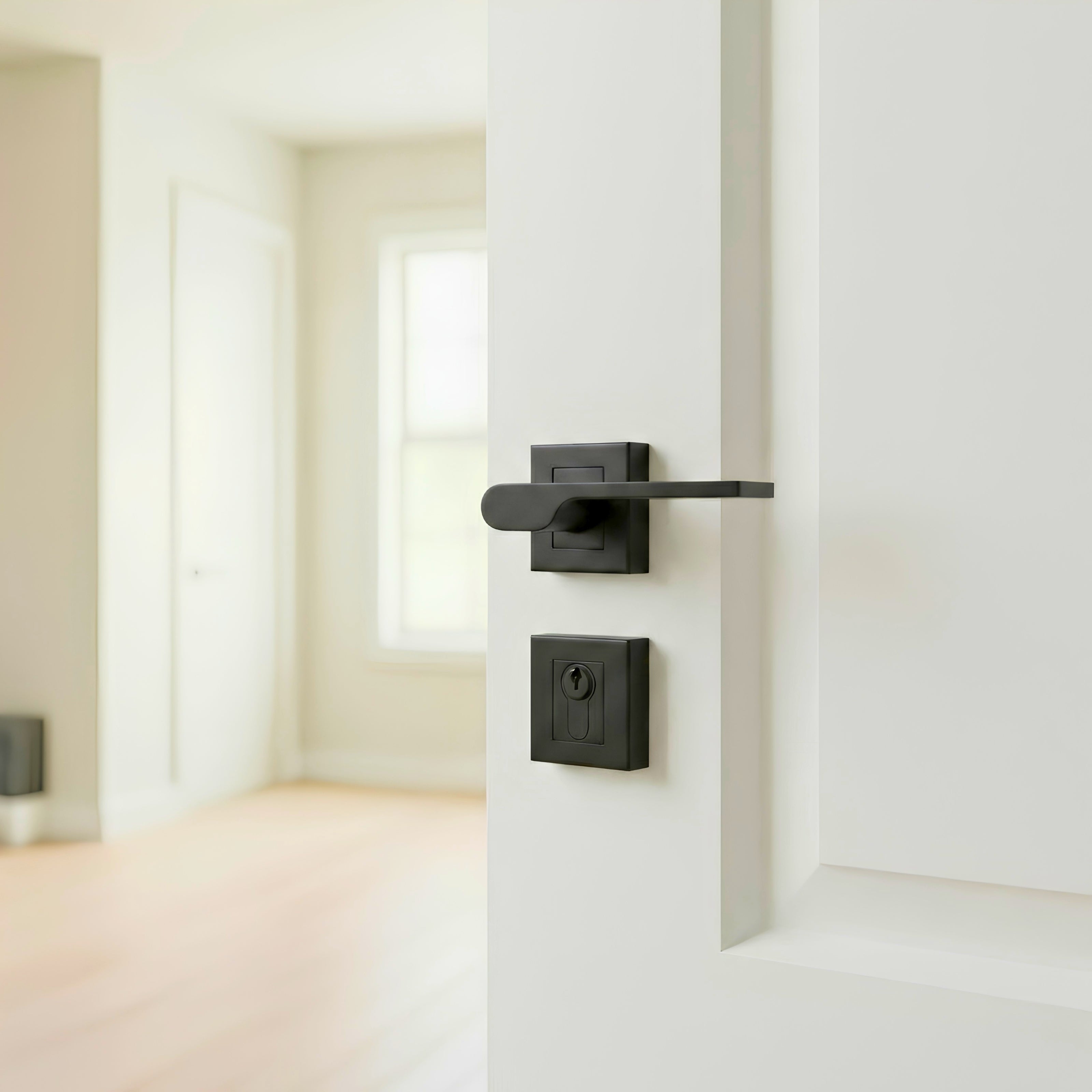 Delta Rosetta Cylinder Door Handle