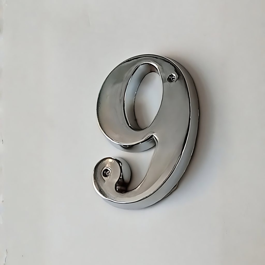 Silver House Number