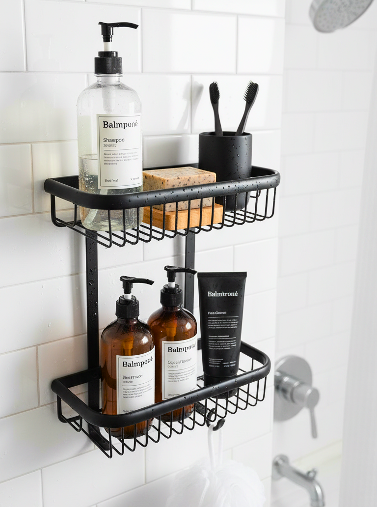 2-Tier Shower Basket S92030D-12