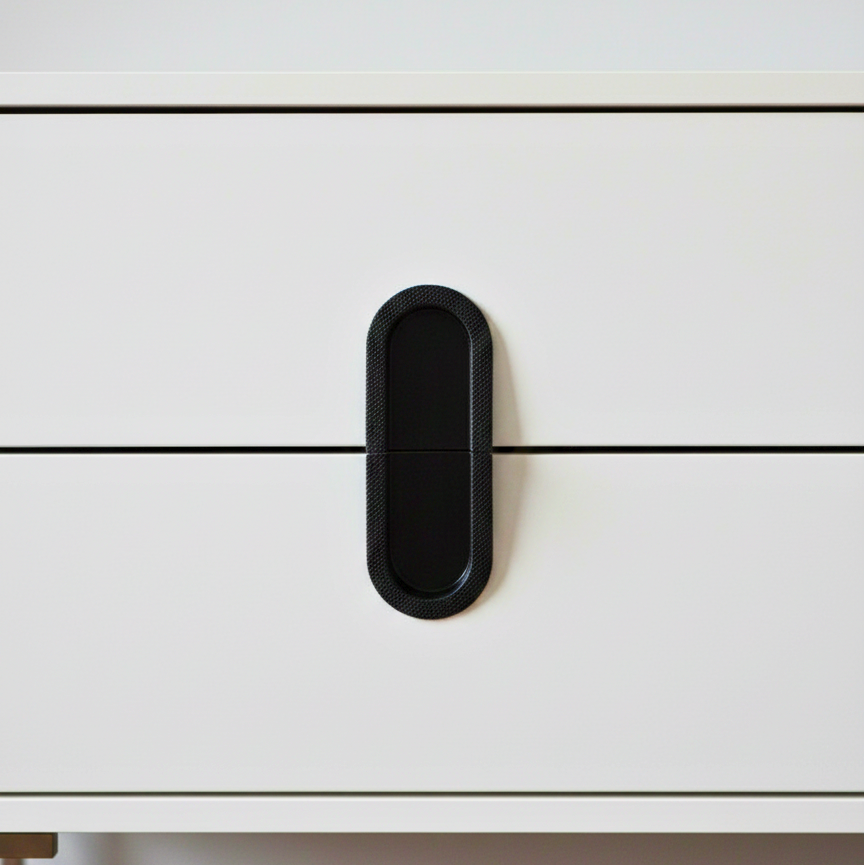 Recessed Oval Cabinet Handle – 80177