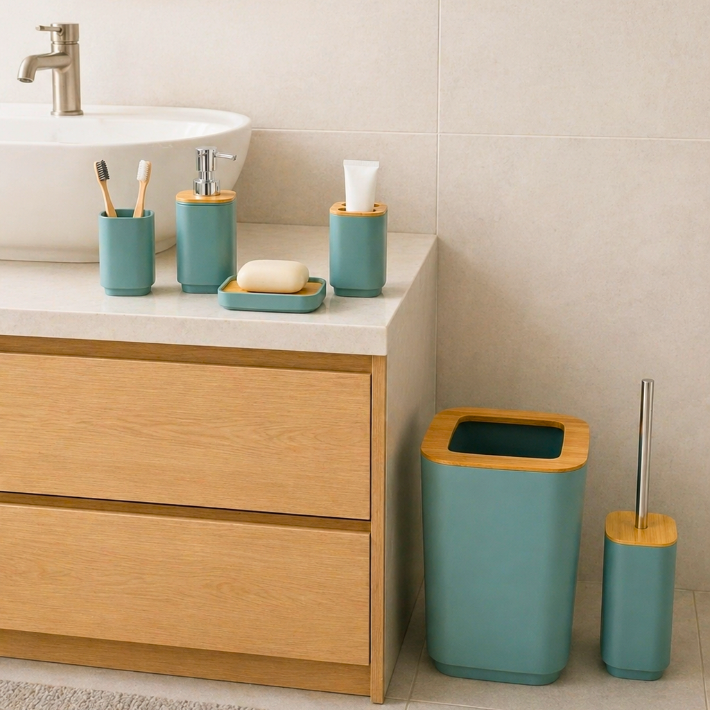 6-Piece Bathroom Accessories Set 2528