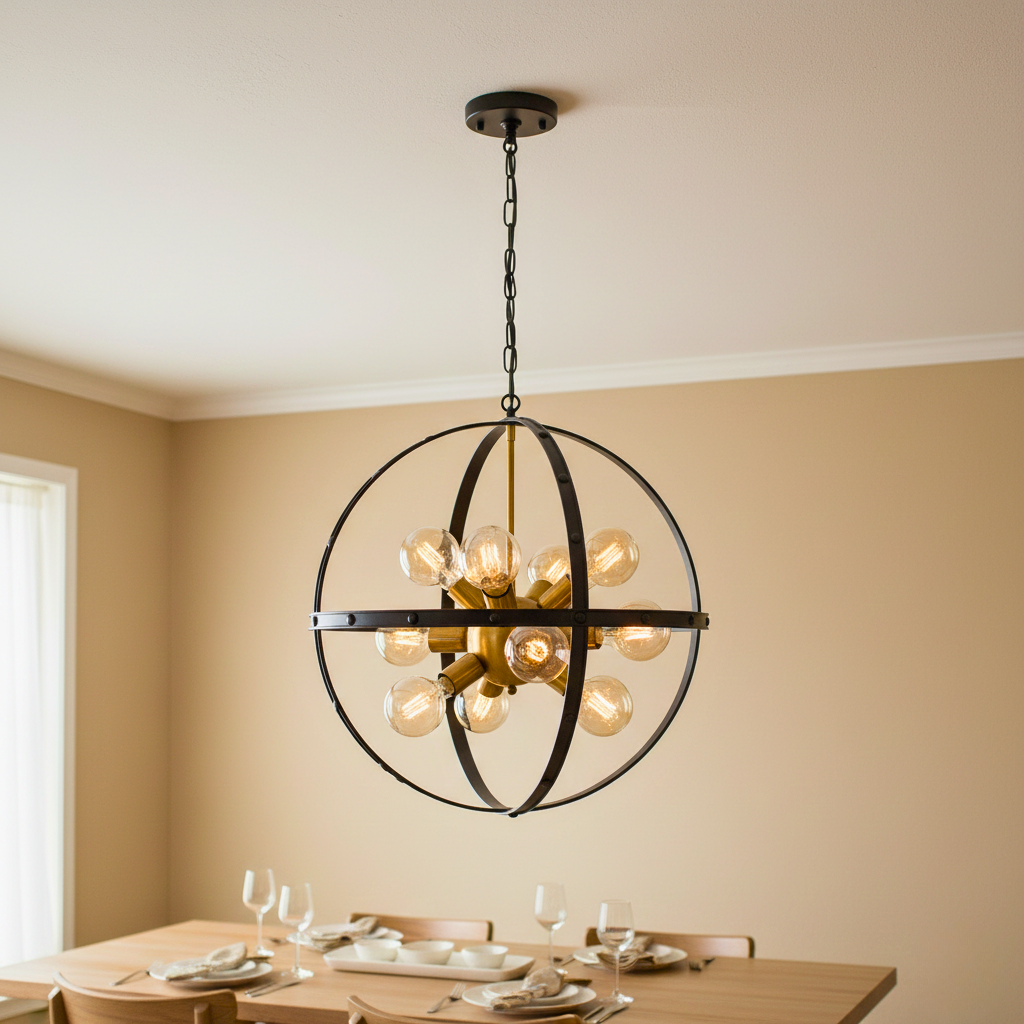 مصباح سقف كروي