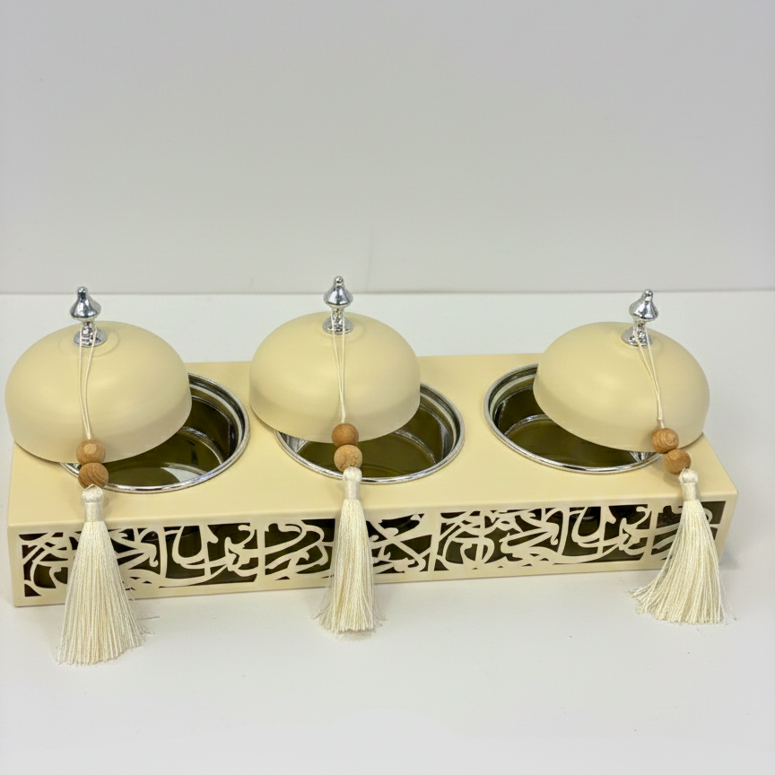 3-Compartment Covered Serving Tray R2-11