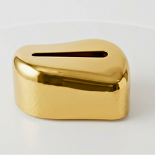 Load image into Gallery viewer, Modern Sculpted Metal Tissue Box
