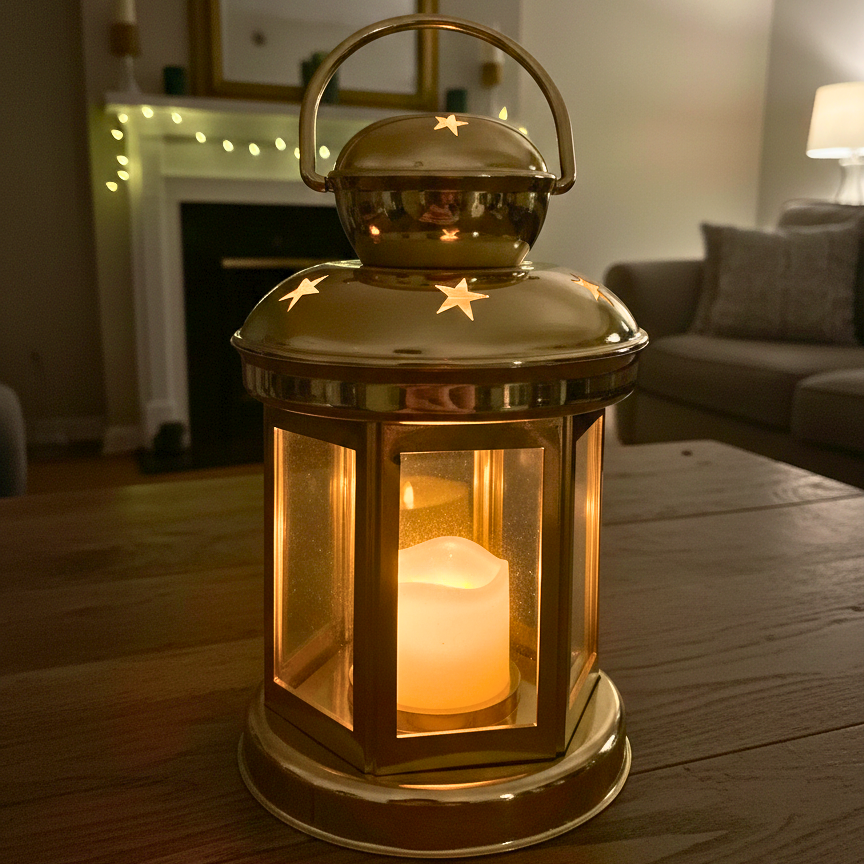 فانوس رمضان مع الضوء